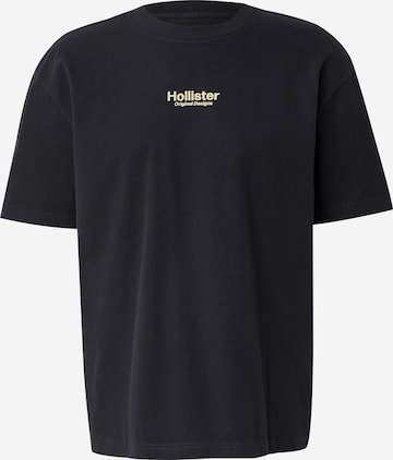 HOLLISTER Tričko – černá: přední strana