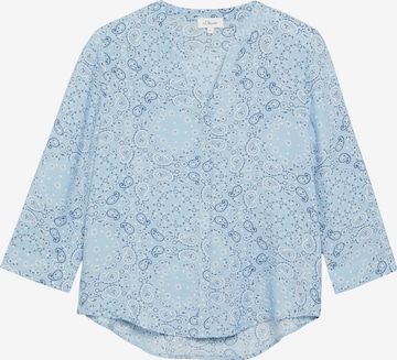Chemisier s.Oliver en bleu : devant