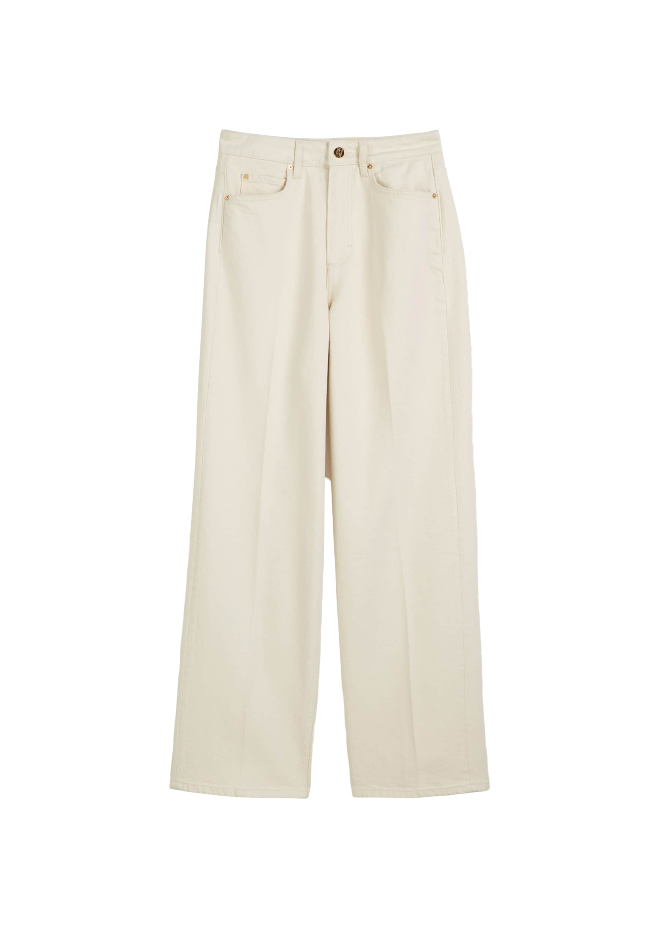 Marc O'Polo Loosefit Jeans in Beige: voorkant