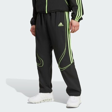 ADIDAS ORIGINALS Loosefit Παντελόνι 'Teamgeist Adicolor' σε μαύρο: μπροστά