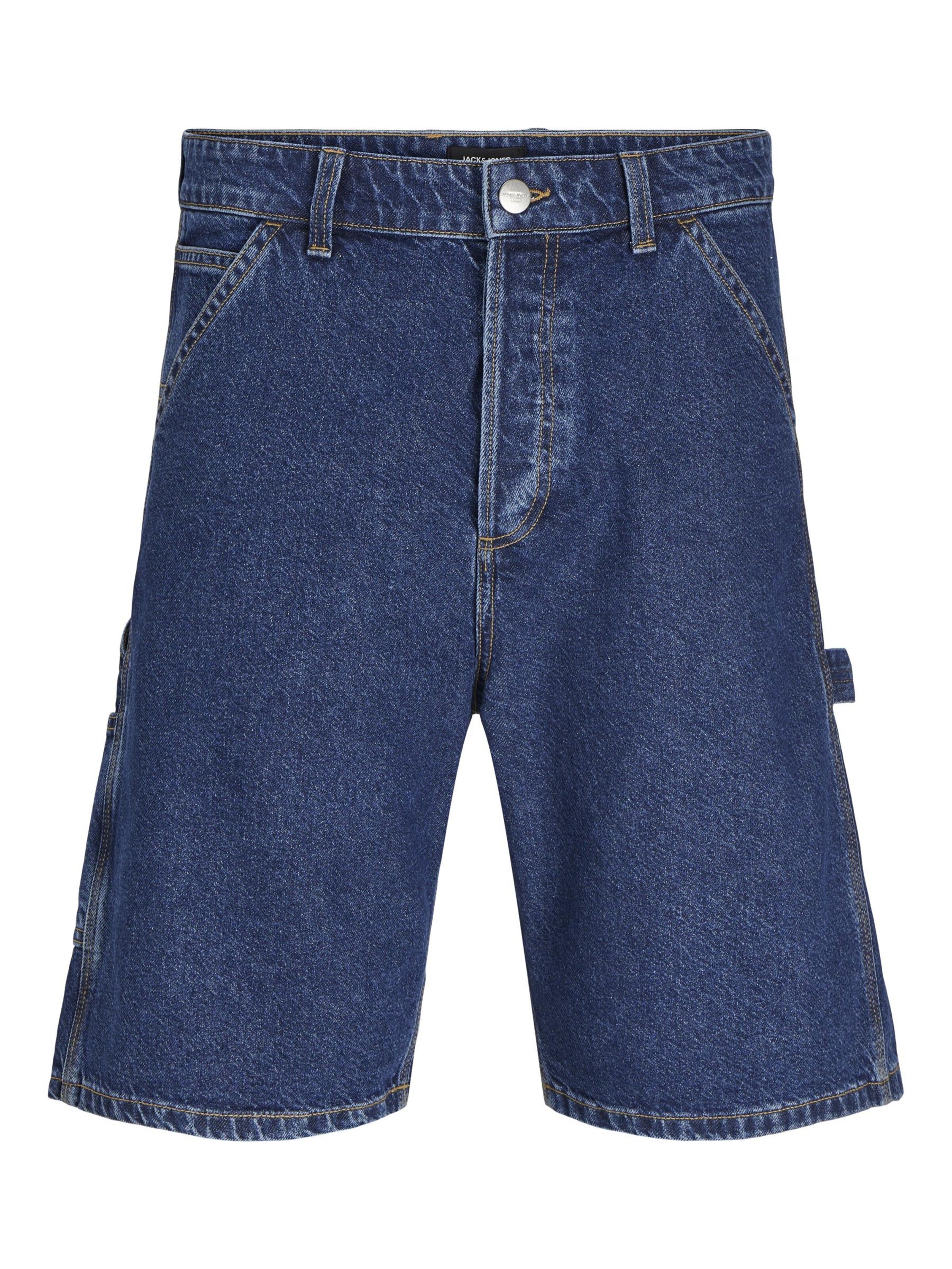 JACK & JONES Baggy Jeans 'JJIAlex JJCarpenter' in Blue: front