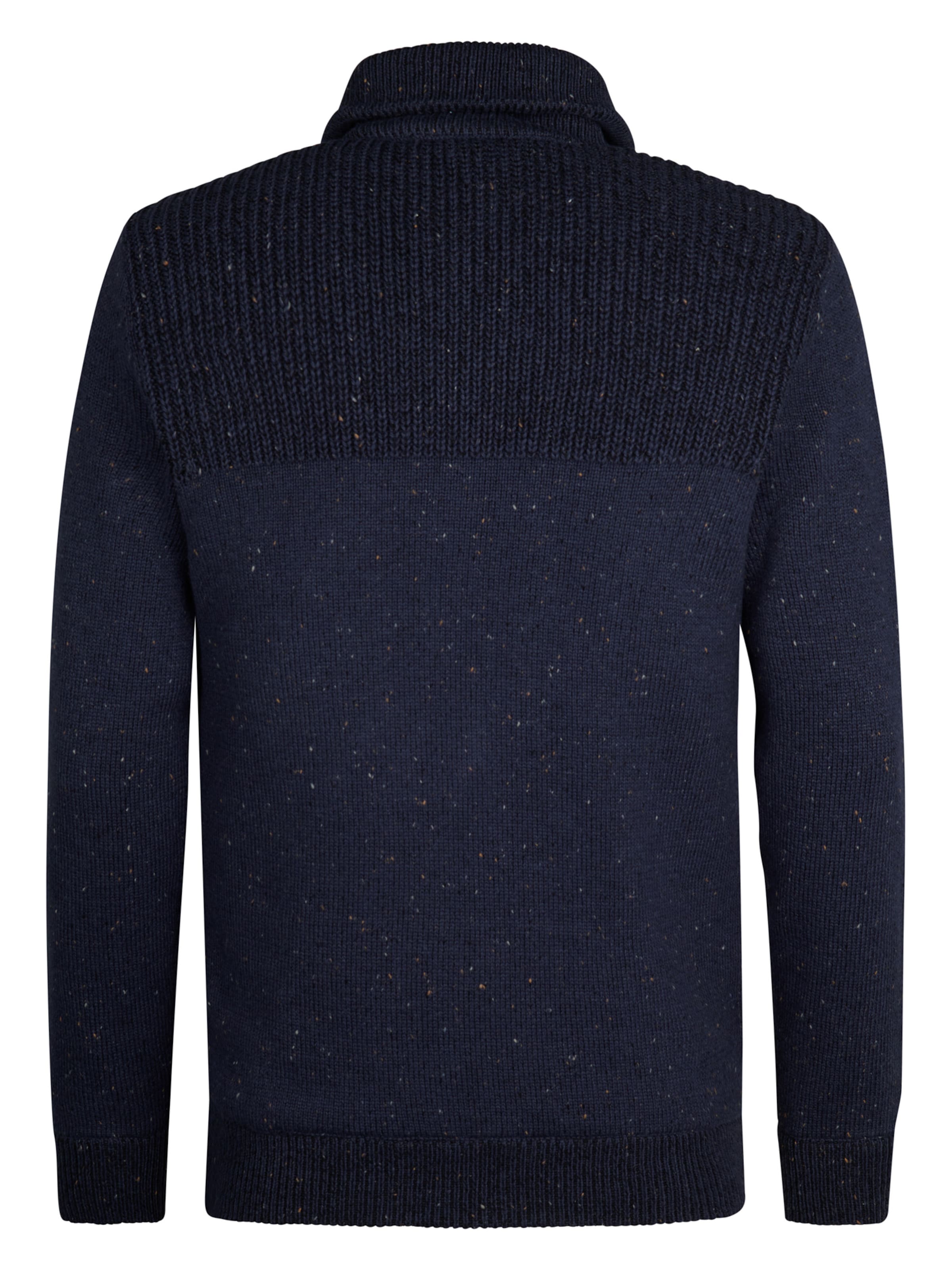Petrol Industries Knit Cardigan in Blue