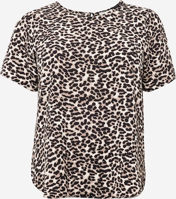 ONLY Carmakoma Bluse 'Vica' in Grau: Vorderseite