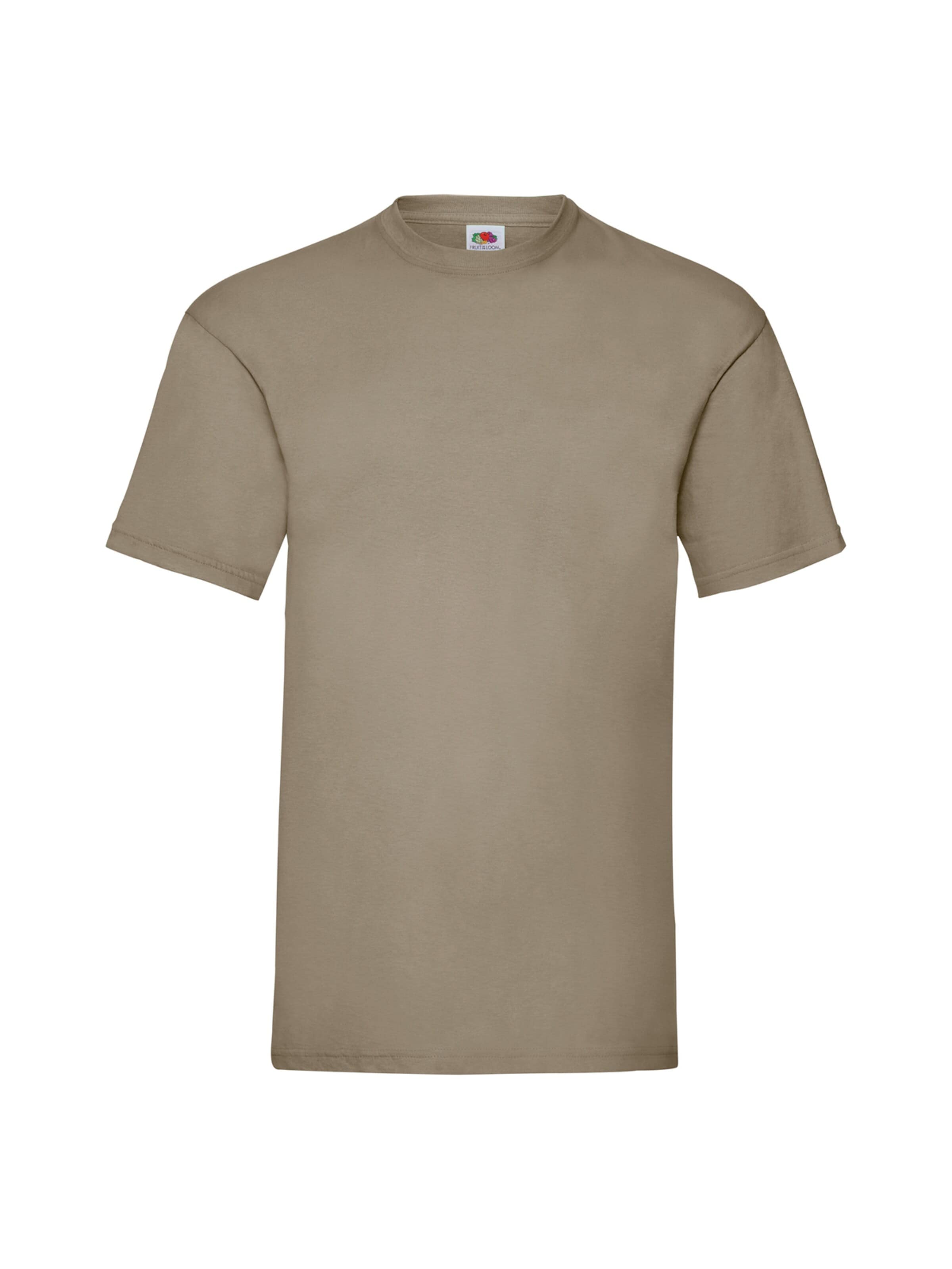 FRUIT OF THE LOOM Shirts 'T-shirt' i grøn: forside
