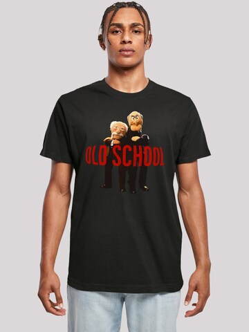 F4NT4STIC Shirt 'Disney Muppets Old school' in Schwarz: predná strana