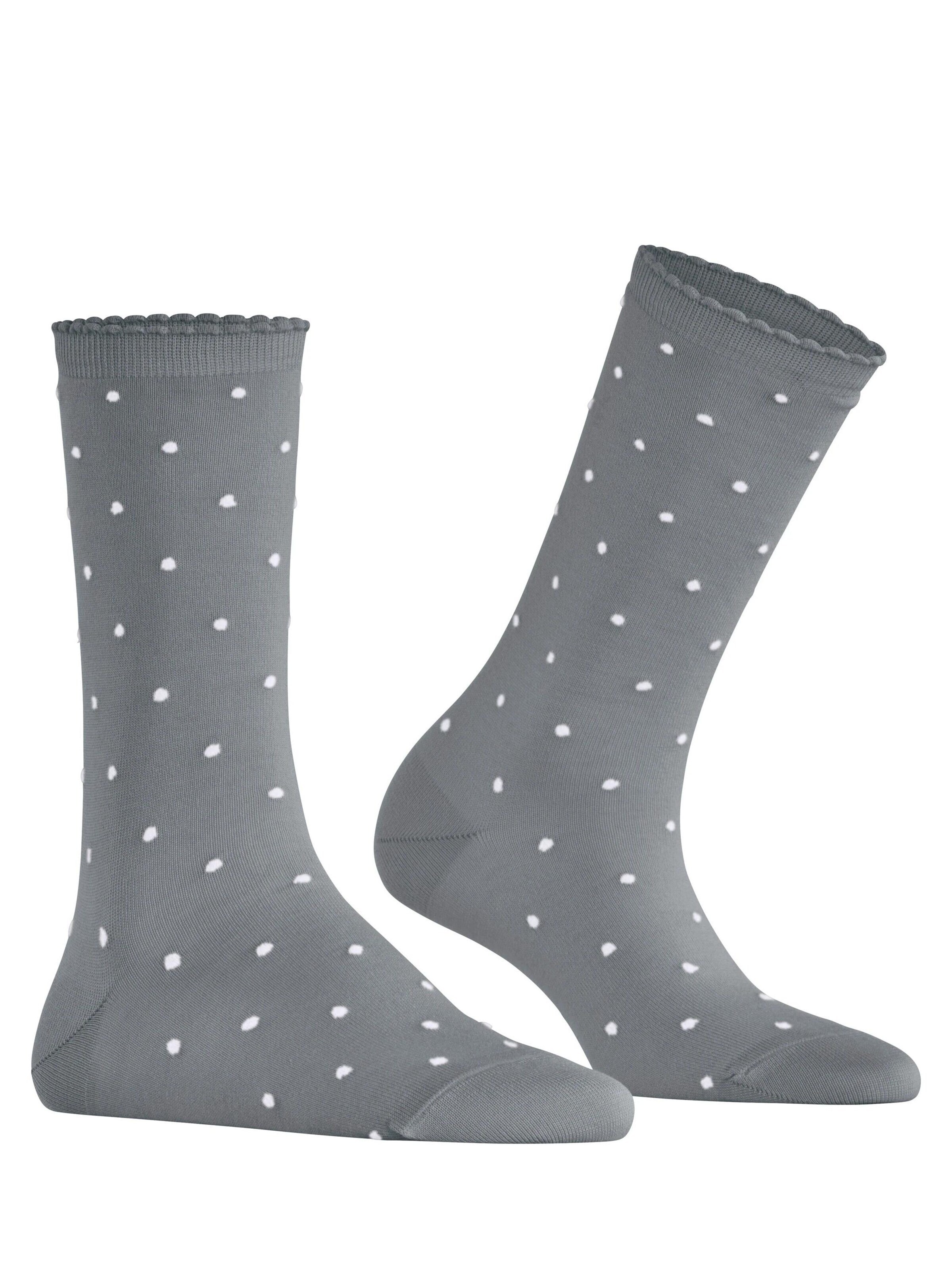 FALKE Socken 'Spike Dot'‌‌‌‌‌ in Silber