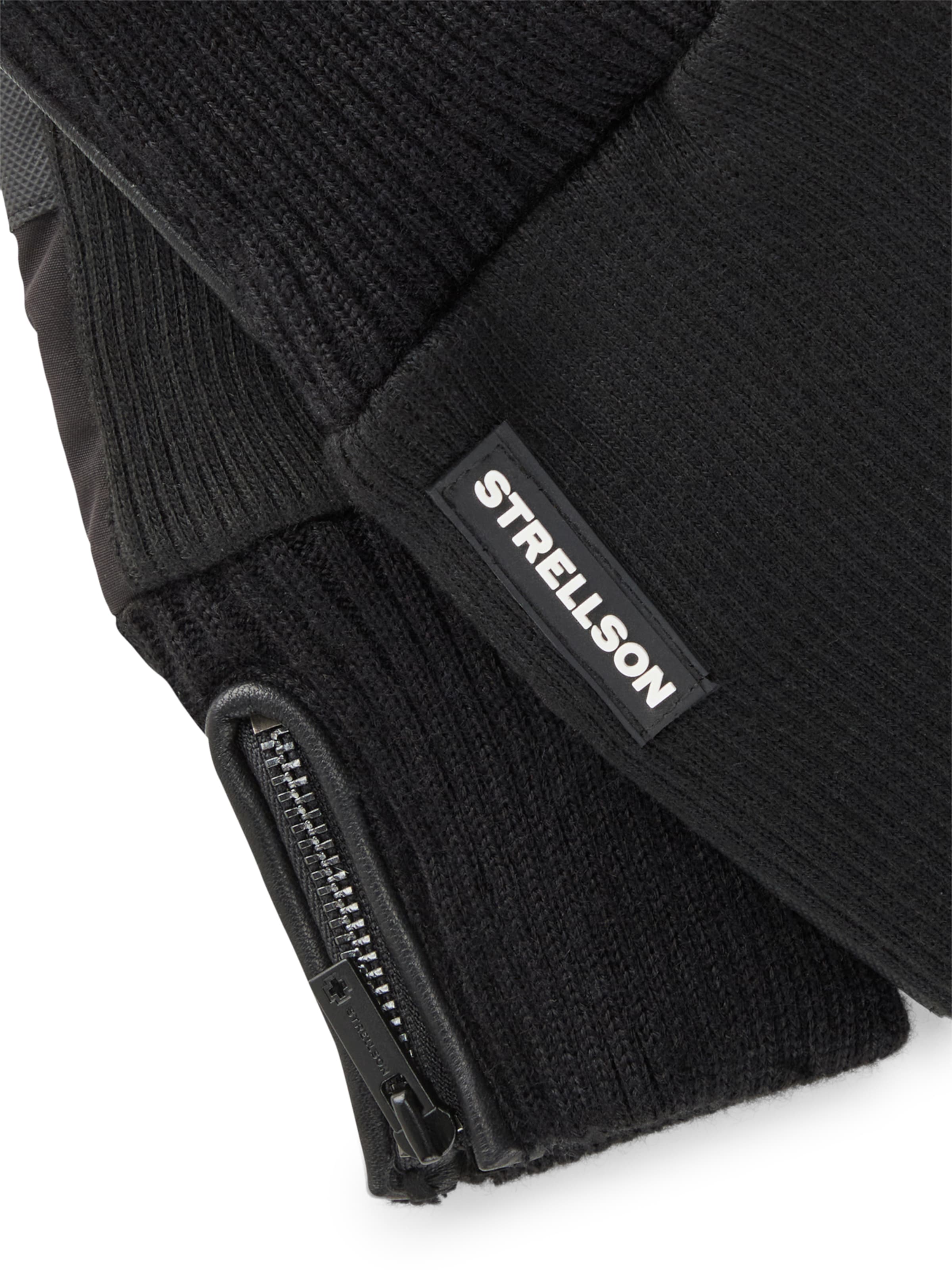 STRELLSON Full Finger Gloves in Black