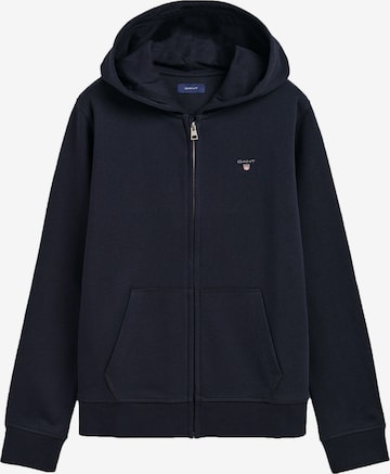 GANT Sweatjacke in Blau: Vorderseite