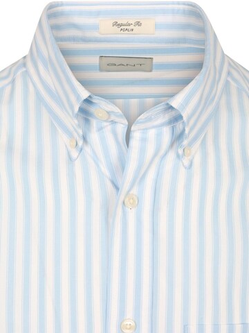 GANT Regular fit Overhemd in Blauw