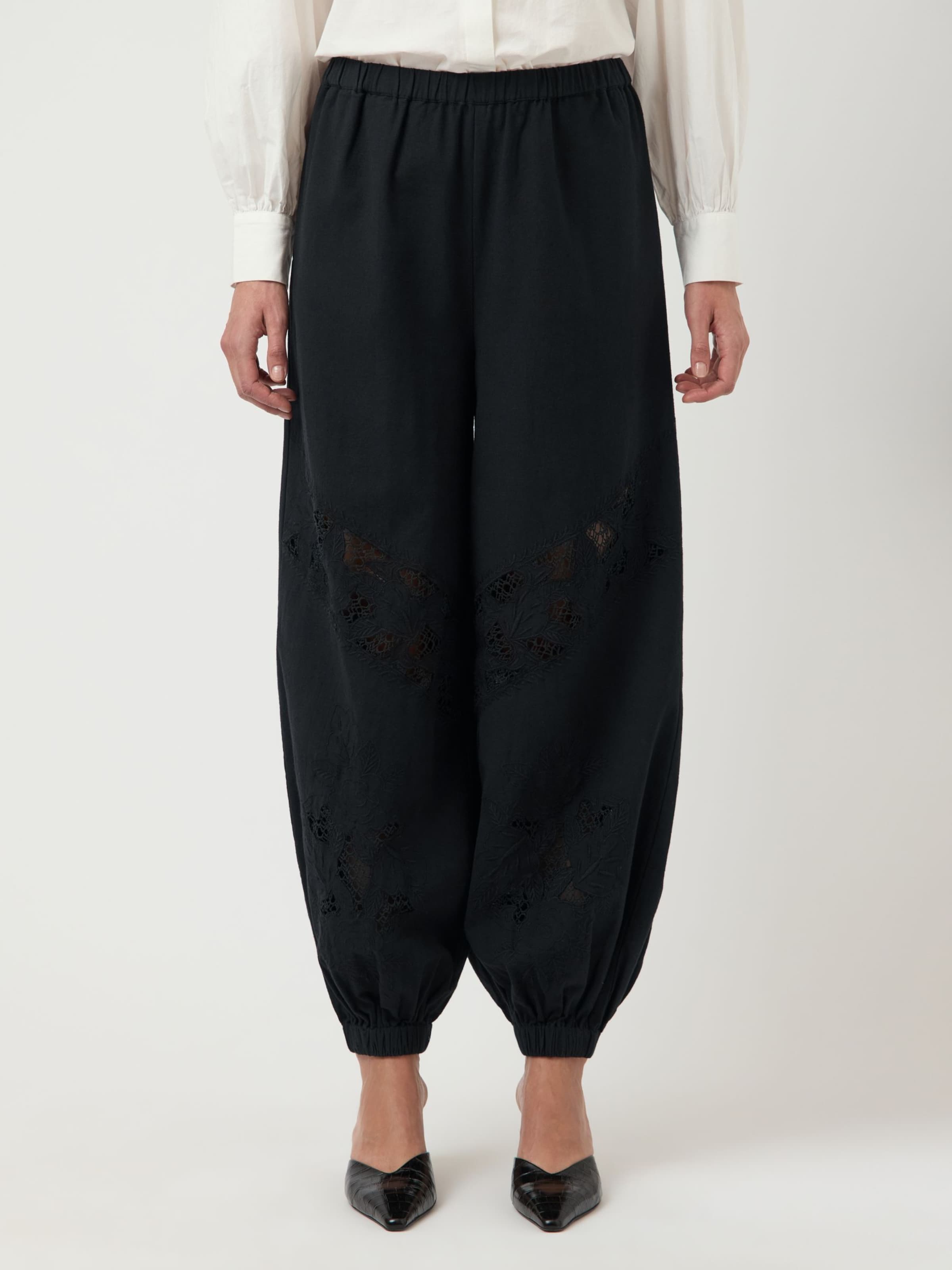 Regular Pantalon YAS en noir