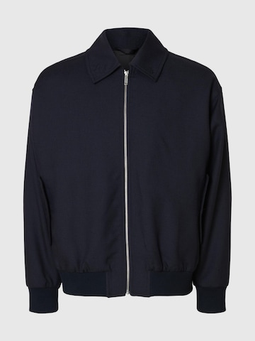 Veste mi-saison SELECTED en bleu