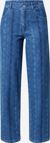 Loosefit Pantalon 'Karin' Hosbjerg en bleu : devant