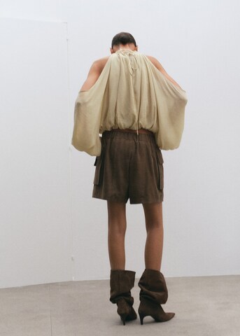 MANGO Blouse in Green