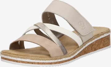 Rieker Huisschoenen 'Open Teen' in Beige: voorkant