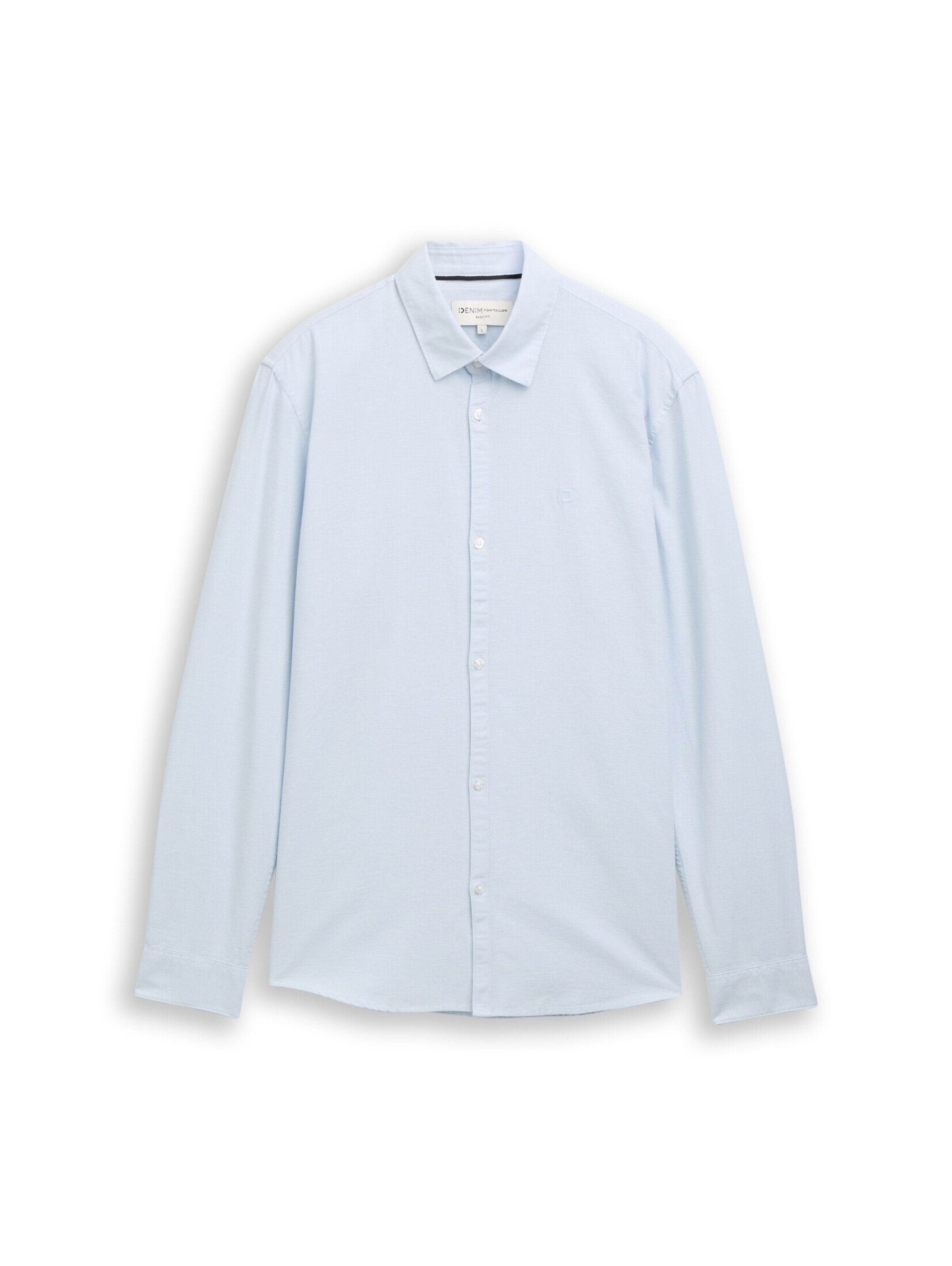 TOM TAILOR DENIM Overhemd in Blauw: voorkant