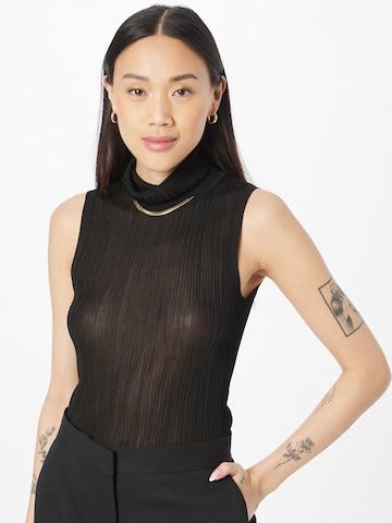 Tops en tricot Karen Millen en noir : devant