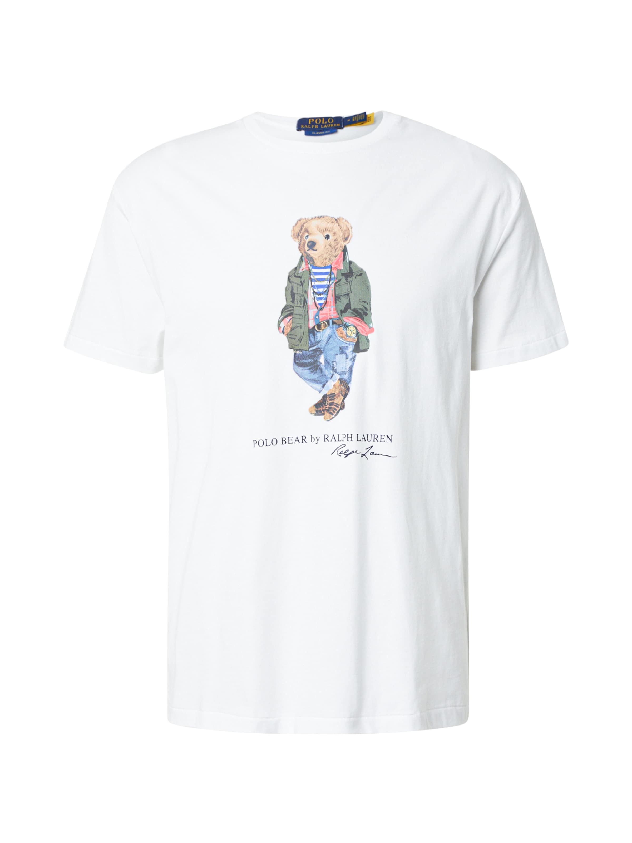 Maglietta di Polo Ralph Lauren in bianco: frontale