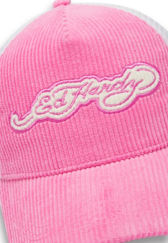 rožinė Ed Hardy Kepurė