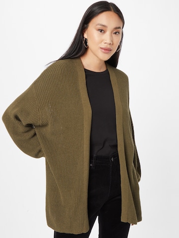 Cotton On Knit Cardigan in Green: front