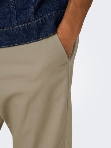 Only & Sons - regular Pantalón chino 'ONSNICKY' en beige
