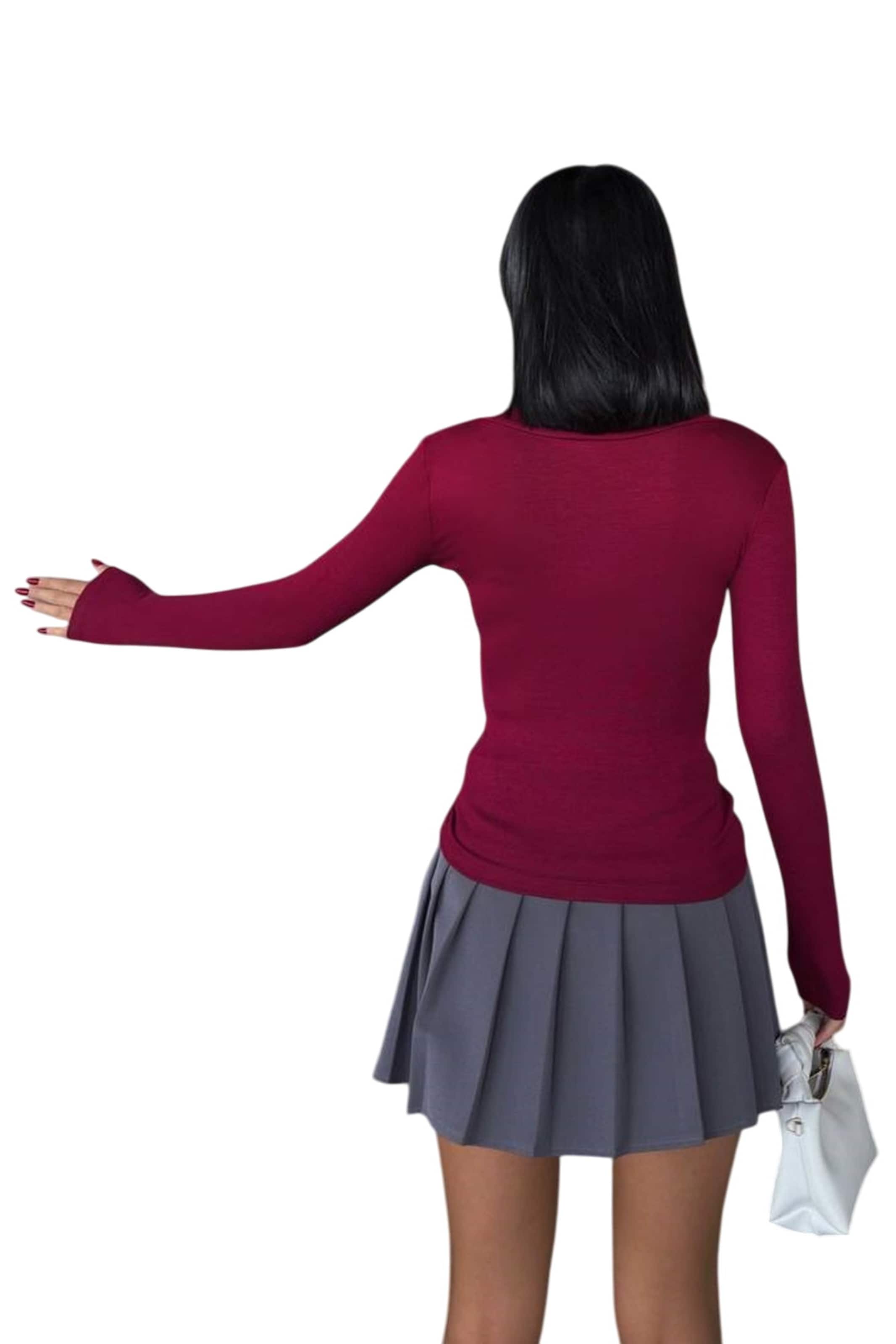 WOMAN VISION Bluse in Rot