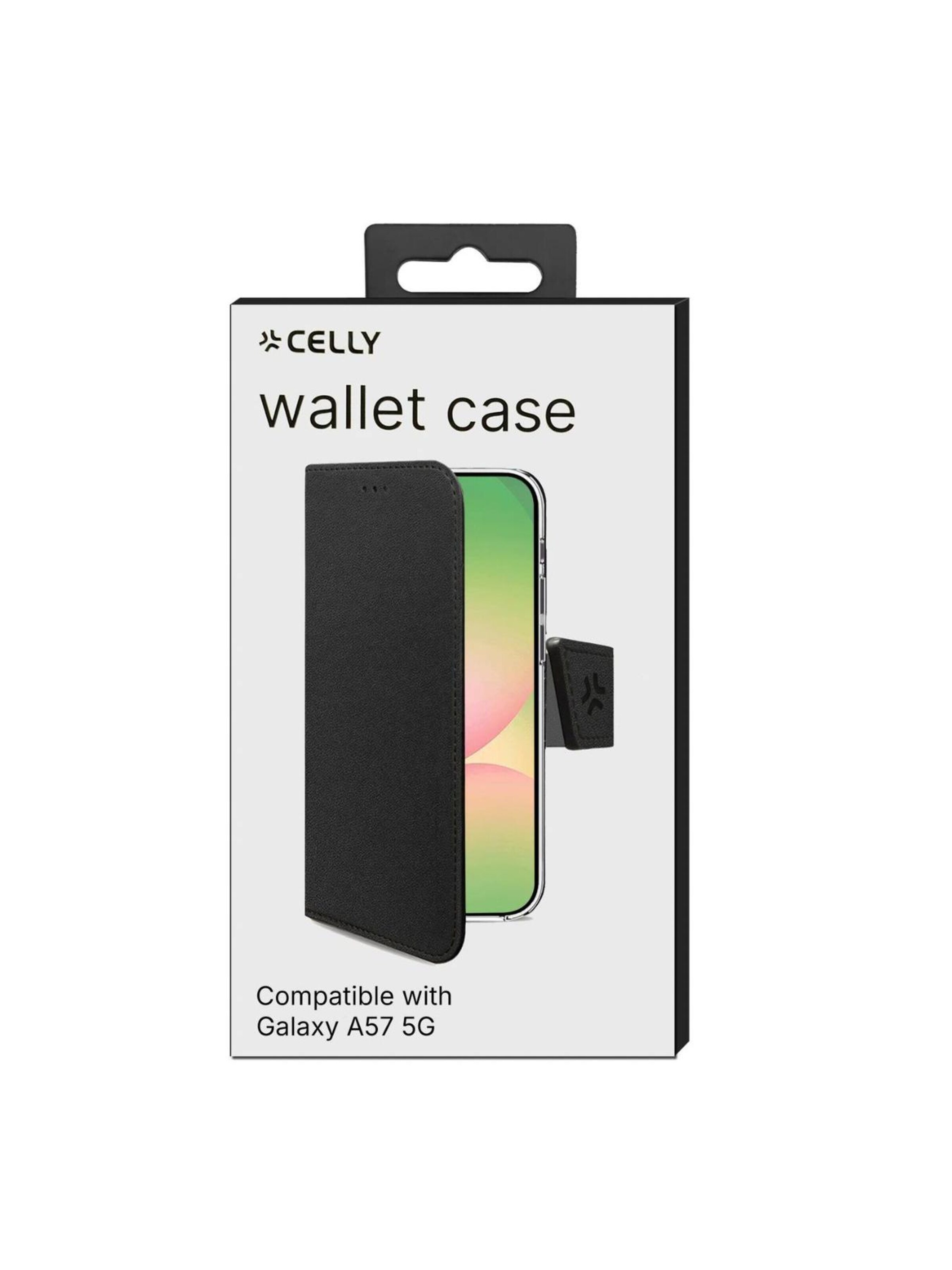 Protection pour Smartphone 'Celly Wally for Samsung Galaxy A57 5G/ Galaxy A57 5G EE' Celly en noir