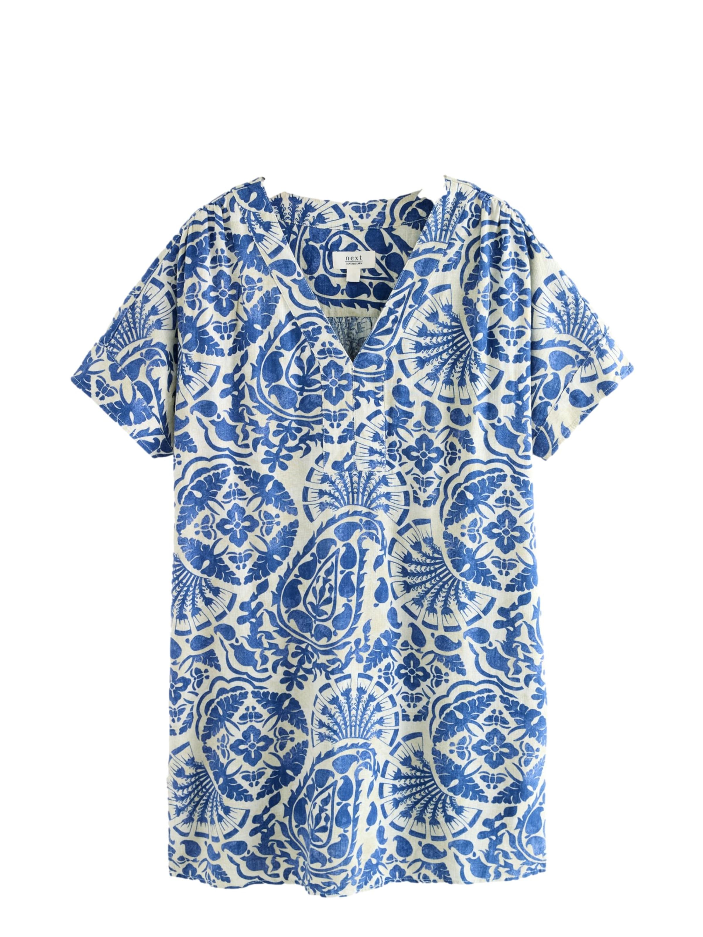 Next Letní šaty – modrá: přední strana