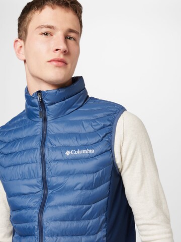 Gilet sportivo 'Powder Pass' di COLUMBIA in blu