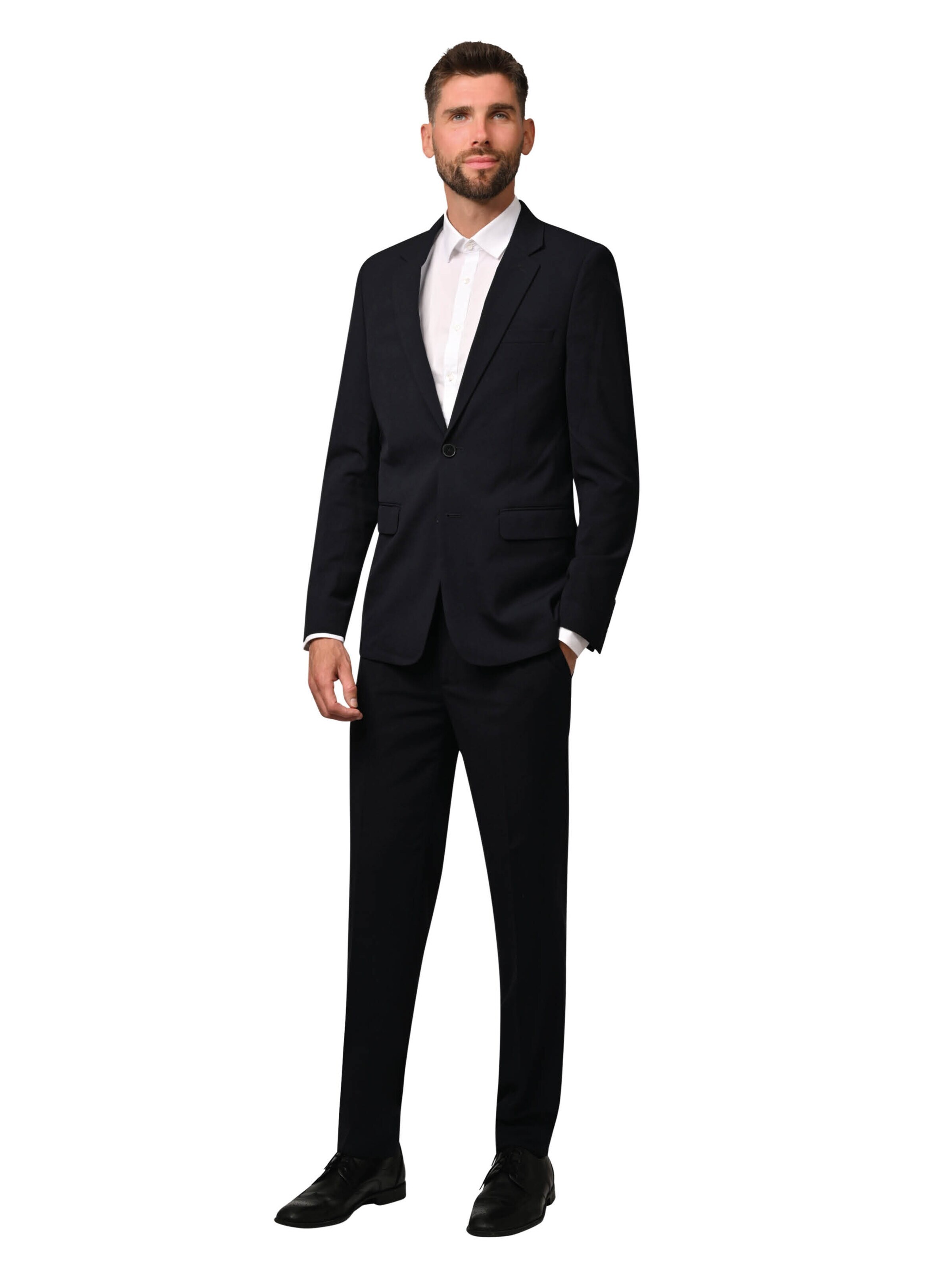 Hirschthal Slim fit Suit in Blue
