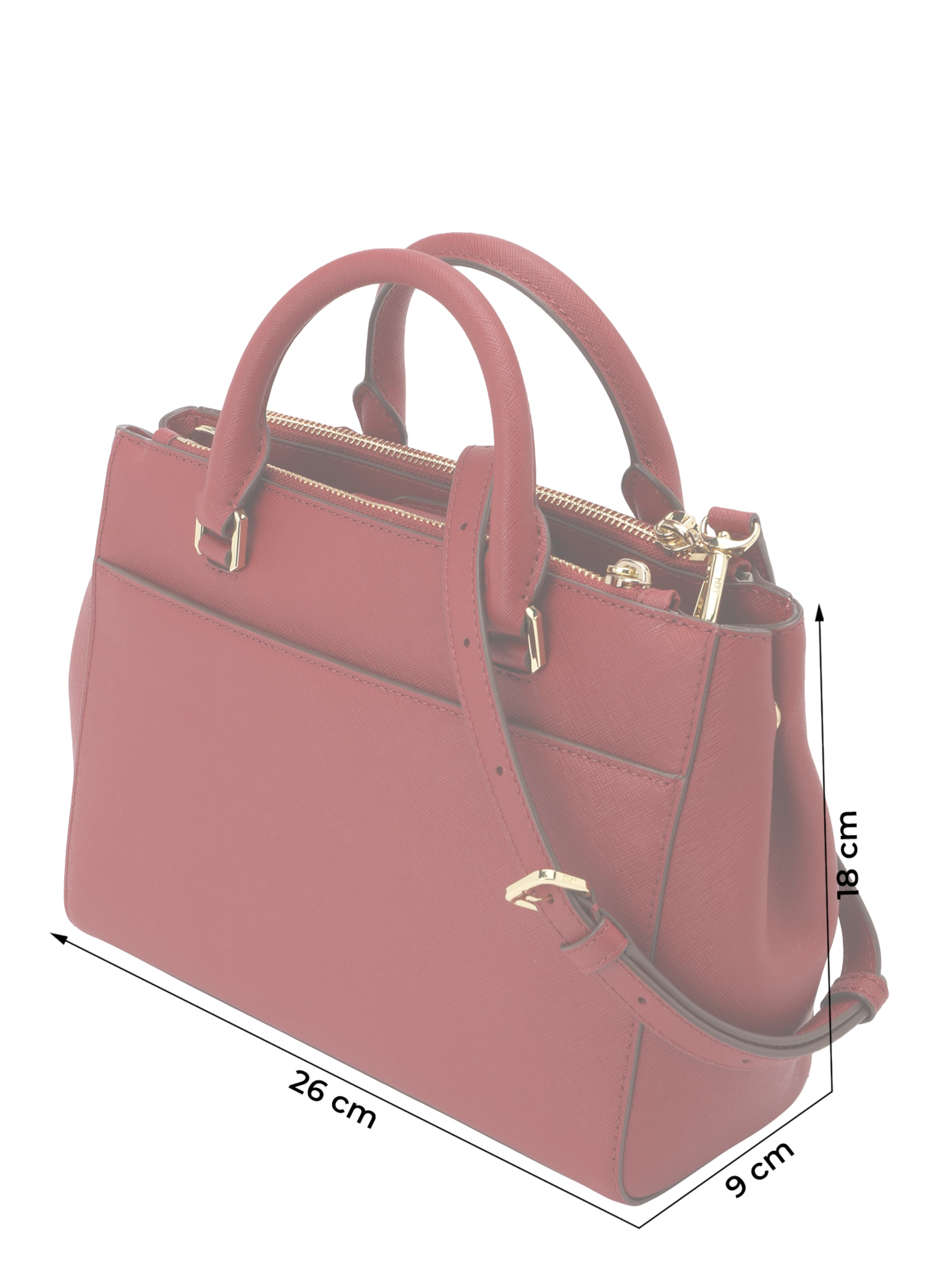 DKNY Bolso de mano 'BELLE' en rojo fuego, Vista del producto