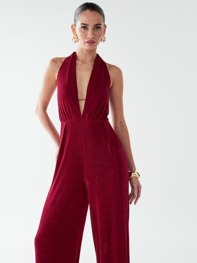 Salopeta 'Mel' BWLDR pe roșu, Vizualizare produs