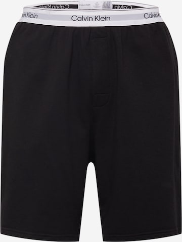 Calvin Klein Underwear Regular Pajama Pants in Black: front