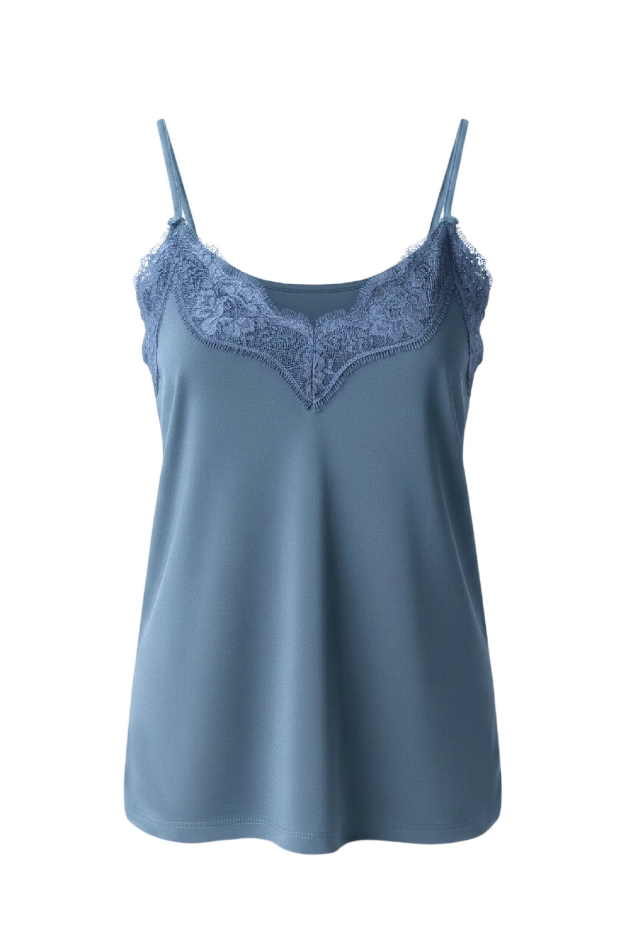 Alexa Dash Top in Blauw: voorkant