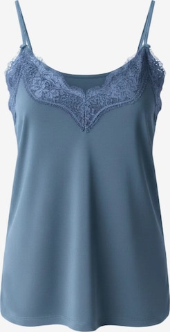 Alexa Dash Blouse in Blue: front