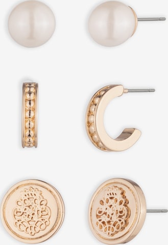 Boucles d'oreilles Lauren Ralph Lauren en or : devant