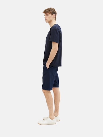 TOM TAILOR Regular Shorts in Blau