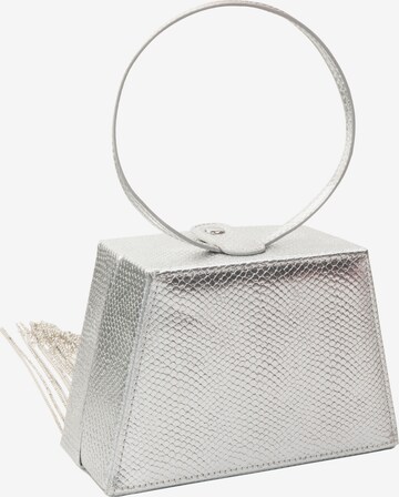 faina Clutch in Silber