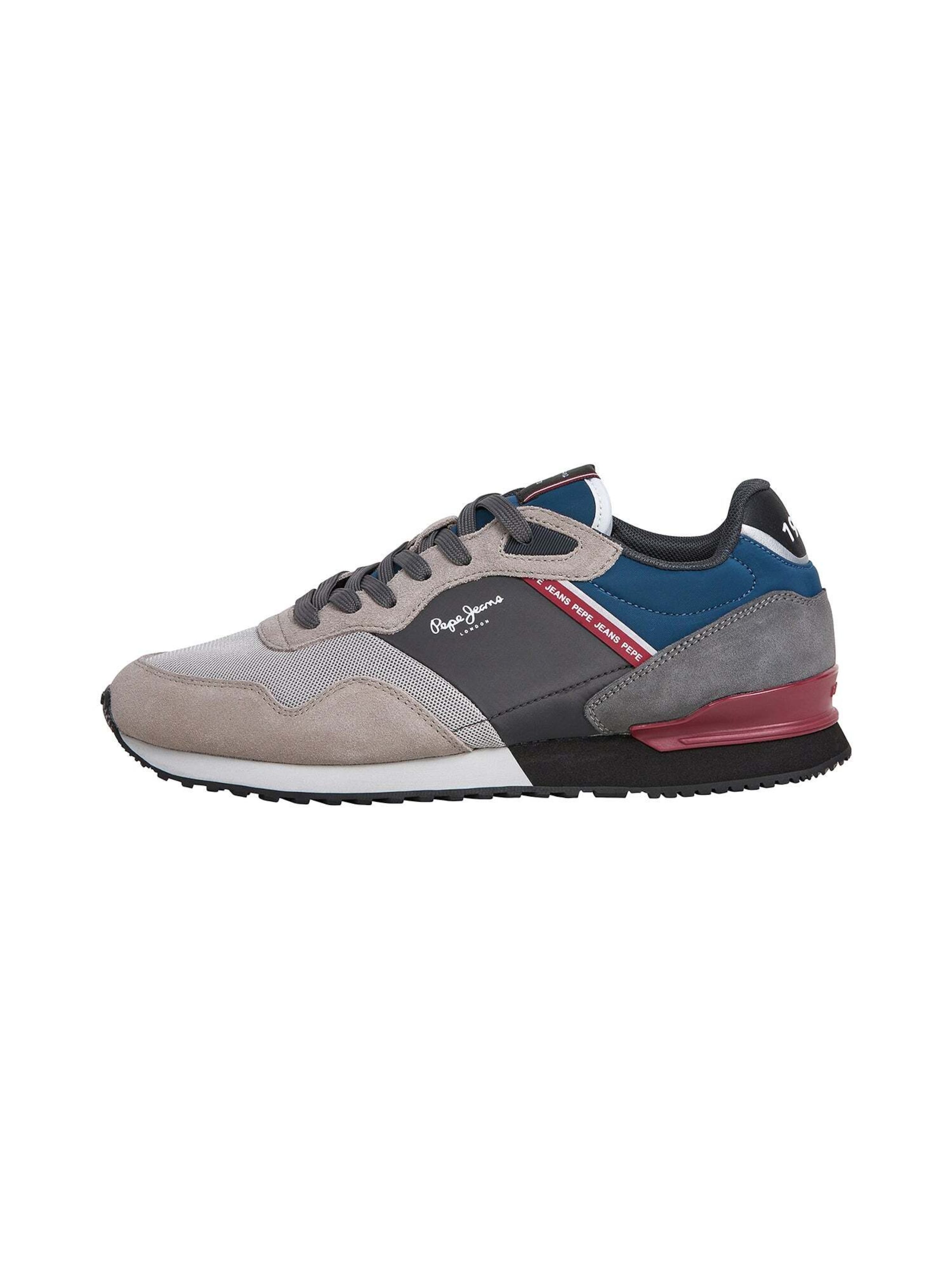 Pepe Jeans Sneakers ' LONDON BRICK M ' in Grey: front