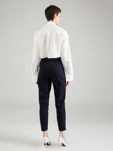 TAIFUN Regular Trousers with creases in Blue