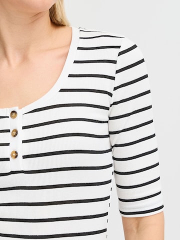 Fransa Shirt ' FRHIZAMOND stripe ' in Black
