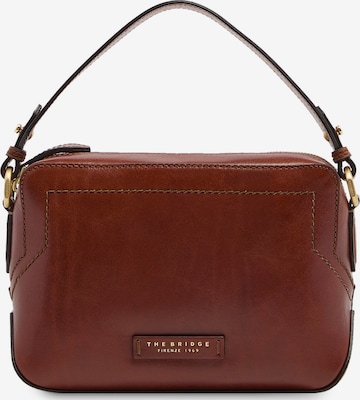 The Bridge Crossbody Bag in Brown: front