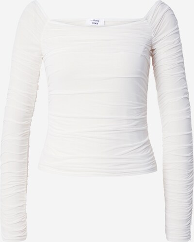 Tricou 'Ria' millane pe alb murdar, Vizualizare produs