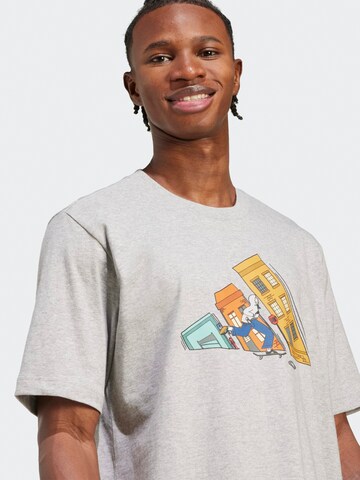 T-Shirt fonctionnel 'SKATE' ADIDAS SPORTSWEAR en gris