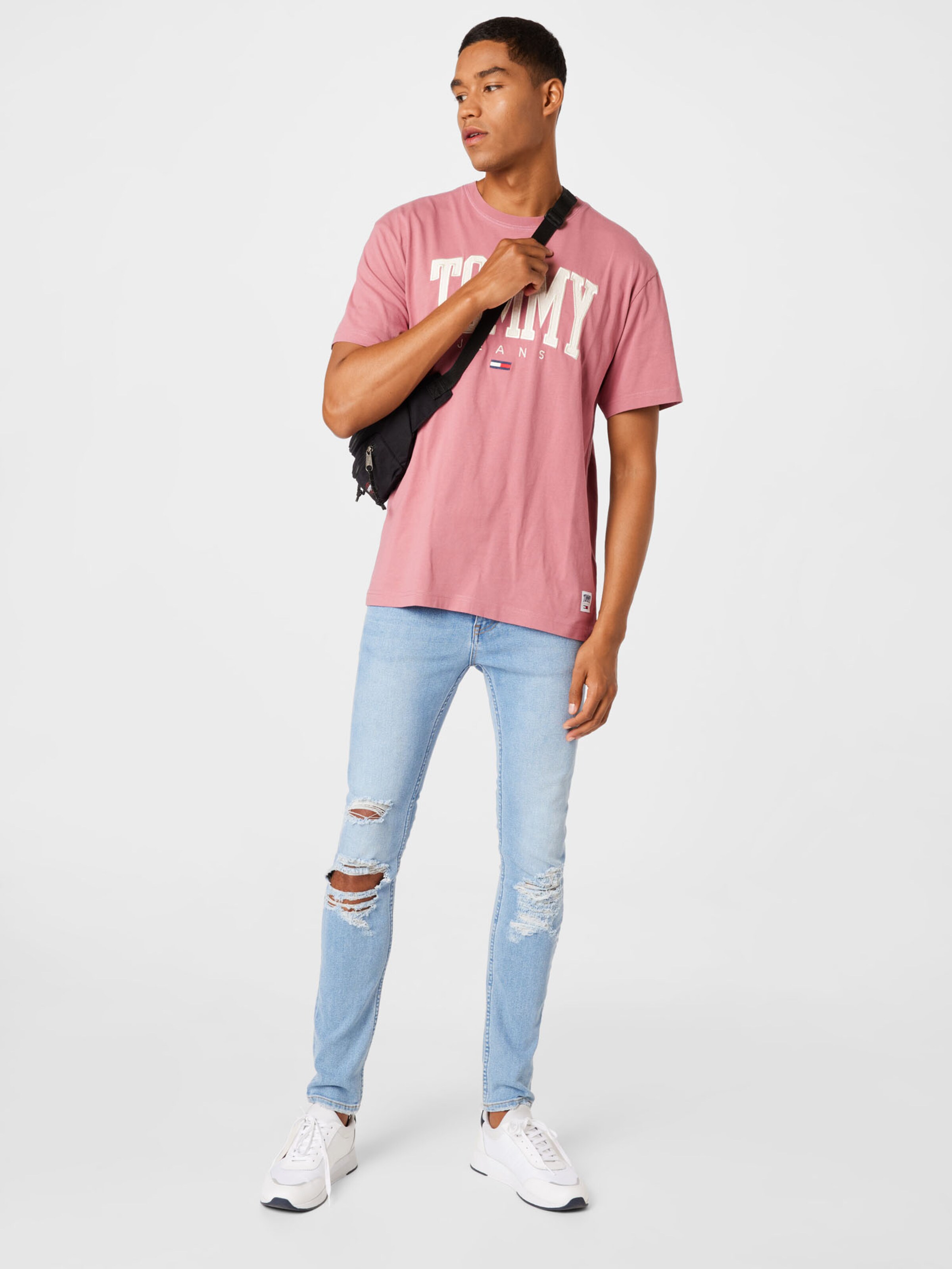 Tommy Jeans Shirt in Light Pink | ABOUT YOU