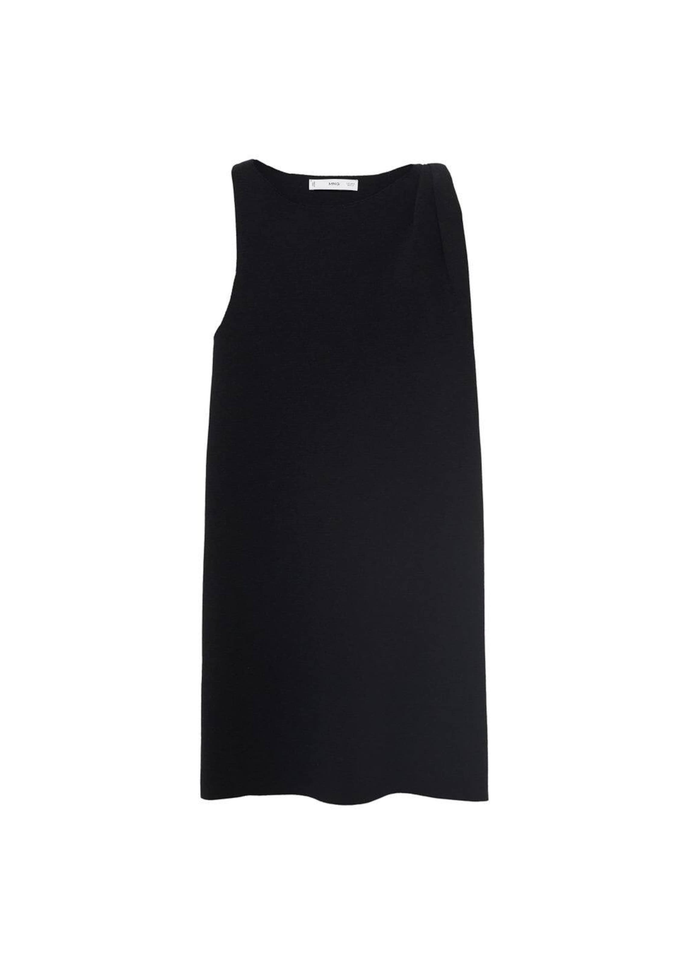 MANGO Knitted dress 'Jane' in Black: front
