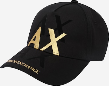 Casquette ARMANI EXCHANGE en noir : devant