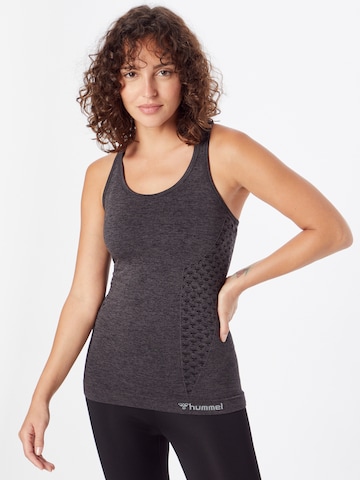 Hummel Sports Top 'CI' in Black: front