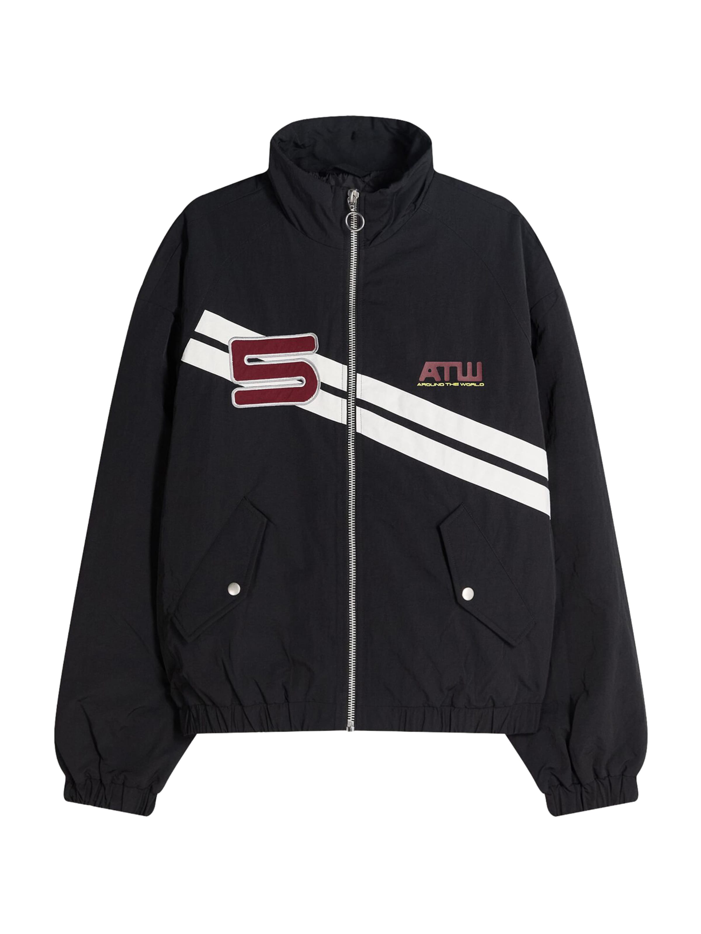 Bershka Prechodná bunda - Čierna: predná strana