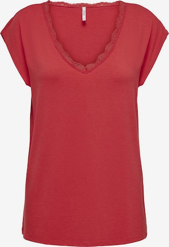 ONLY Shirt 'Moster' in Red: front