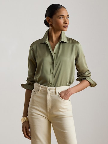 Lauren Ralph Lauren Bluse in Grün: Vorderseite